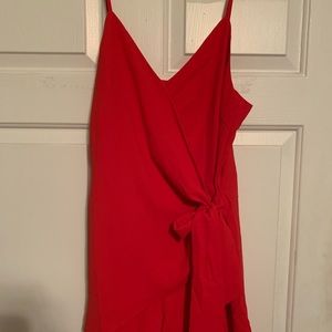 Shop Red Dress, She + Sky Red Romper